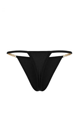 Siyah-K?rm?z? 2li Micro Zincir Detayl? String Kulot THMSS26KU00008