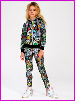 Леггинсы "Ассорти",intention-серебристый