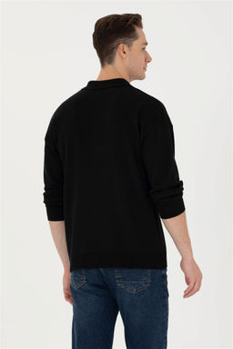 U. S. Polo Assn Мужской черный базовый свитер - U.s. polo assn фото 12