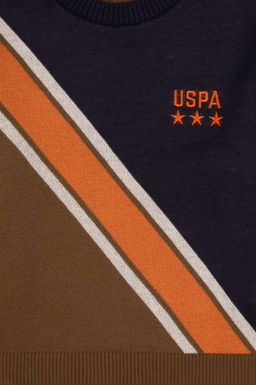 Erkek _ocuk Lacivert Bisiklet Yaka Kazak - U.s. polo assn фото 3