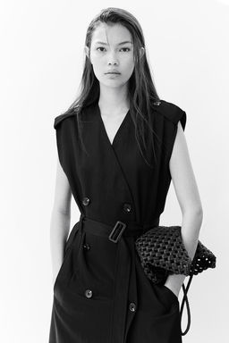 Vestido gabardina