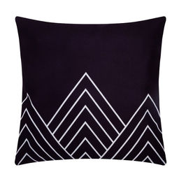 Наволочка декоративная Этель Геометрия Треугольники 40 х 40 см, велюр