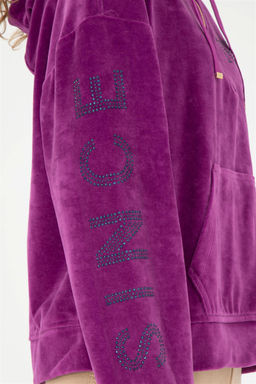 Женский фиолетовый свитшот - U.s. polo assn фото 7