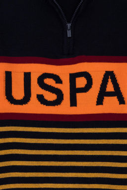 U. S. Polo Assn Темно-синий свитер на молнии для мальчика - U.s. polo assn фото 6