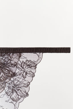 LACE-TRIMMED BRIEFS - Zara фото 16