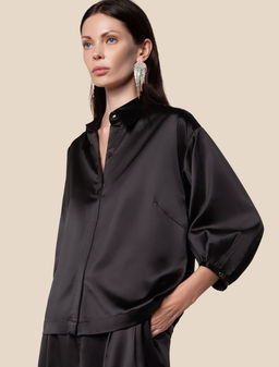 VILATTE / Блузка из струящегося сатина