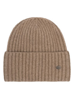 Шапка жен. пух енот+шерсть+виск LB-N88068 beige