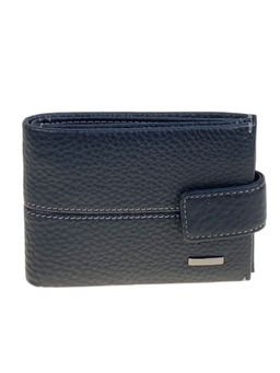 Портмоне мужское из натуральной кожи, цвет черный