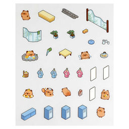 Наклейки-румбокс д/создания миниатюрных сцен, 125х150 мм, арт. 71508 / 300 КАПИБАРА. СПА.