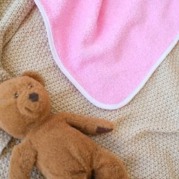 Полотенце уголок махровое Крошка Я 85х85 см, цвет розовый, 100% хлопок, 340 г/м2  фото 11