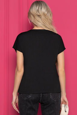 Футболка Vogue (черная) Б8522 - Lt collection фото 2