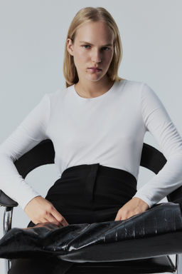 Camiseta de manga larga Warming Slim Fit - H&m фото 3