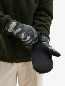 Варежки зимние мужские, размер 25 см, хаки