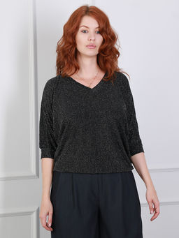 Блуза вечерняя женская большие размеры - Almond фото 6