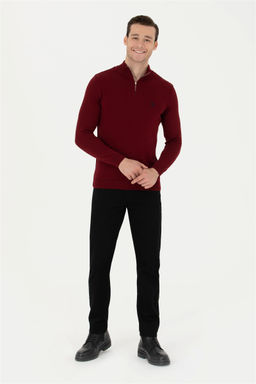 Мужской бордово-красный свитер - U.s. polo assn фото 11