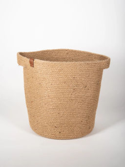 Корзина плетеная, 28х32см, цвет бежевый