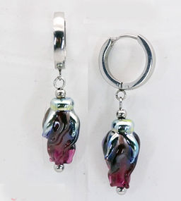 Серьги из муранского стекла