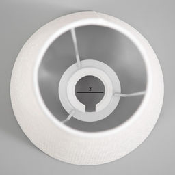 Абажур для люстры "Саржа" E27 белый 15х15х13 см