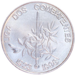 Монета 1000 эскудо 1998 года Португалия 75 лет Лиге Комбатанты