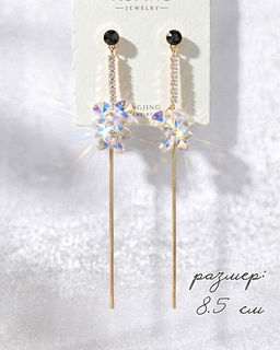 Серьги с кристаллами Swarovski