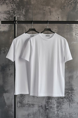 TRENDYOL MAN Siyah Slim/Dar Kesim Basic %100 Pamuklu 2li Paket Bisiklet Yaka K?sa Kollu T-Shirt TMNSS19BO0071