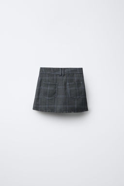 CHECK WRAP SKIRT - Zara фото 2