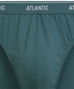 ATLANTIC 2RMP-001 Трусы спорт - набор (2 шт.) сине-зеленый + зеленый  фото 5