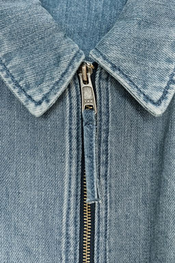 ZW COLLECTION DENIM BOMBER JACKET - Zara фото 4