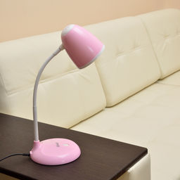 TLI-228 PINK E27 Светильник настольный, 60W. Цоколь Е27. Механический выключатель. Розовый. ТМ Uniel.