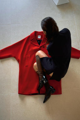 WOOL BLEND OVERSIZED COAT ZW COLLECTION - Zara фото 2