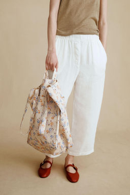 PANTAL?N LINO 100% CREATED BY CARAMEL LONDON X ZARA / crudo-blanco  фото 3