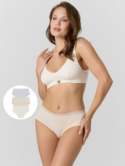 Трусы шортики женские в наборе, 3 шт