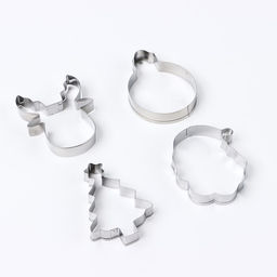 Формы для выпечки новогодние Счастливого Нового года, 4 шт.