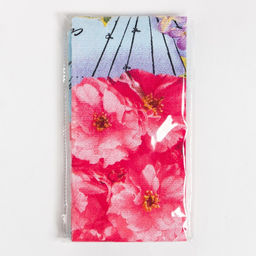 Цена за 2 шт. Полотенце кухонное Доляна Волшебная весна 34х60 см, рогожка, 100% хлопок, 160 гр/м  фото 8