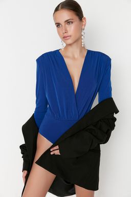 TRENDYOLMILLA Siyah Kruvaze Yaka Orme Body TPRAW22BD0161  фото 2