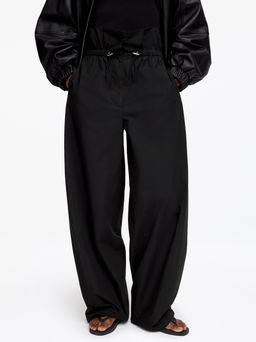 Pantalones con cintura paperbag - H&m фото 3