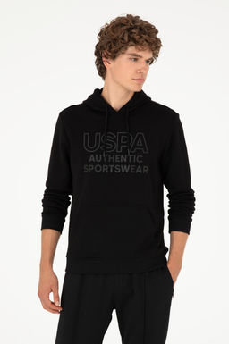 Мужской черный свитшот Неожиданная скидка в корзине