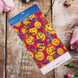 Цена за 4 шт. Скатерть "Праздничный смайл" 108*180см, пвх