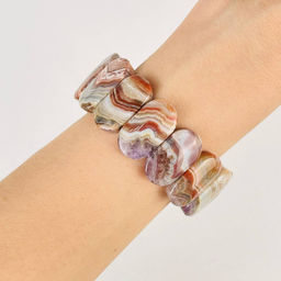 Браслет из мексиканского Агата 19 см