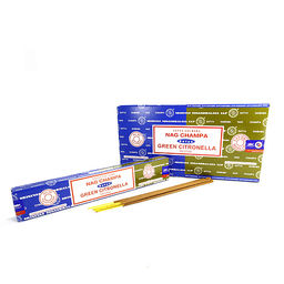 Благовония Satya Combo Nag Champa-Green Citronella Комбо Нагчампа-Цитронелла зеленая 16gm уп-12шт