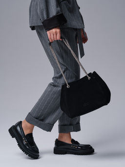 Замшевая сумка Bella DBR 31202 черный  фото 4