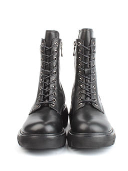 01-GZ6253-G71-N11 BLACK Ботинки демисезонные женские (натуральная кожа, байка) - Фабричный китай фото 9