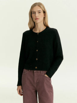 Кардиган из шерсти альпаки, ML747/ravja - Emka фото 2