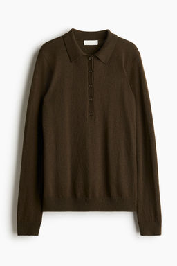 Polo en mezcla de lana - H&m фото 4