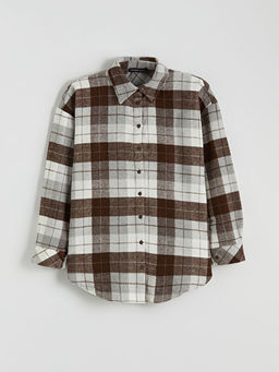 Ekose Oversize Kad?n G?mlek