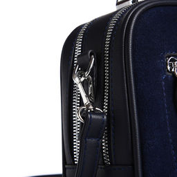 Сумка-саквояж на молнии, цвет синий - Simaland фото 5