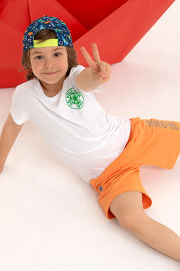 U. S. Polo Assn Детские оранжевые вязаные шорты - U.s. polo assn фото 13