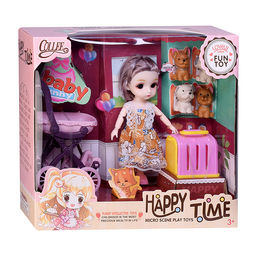 Кукла с аксессуарами "Хейли и её питомец" в коробке