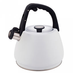 "Zeidan" Чайник из нержавеющей стали 3л, со свистком, индукционное дно, курковый механизм, фиксированная ручка с покрытием soft-touch, внешнее антипригарное покрытие, подарочная коробка (Китай)