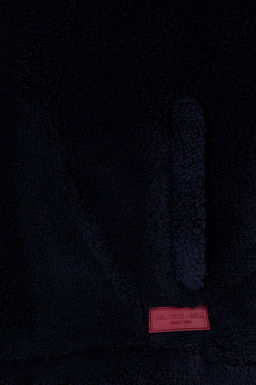 U. S. Polo Assn Мужской темно-синий комфортный свитшот с воротником стойкой - U.s. polo assn фото 7